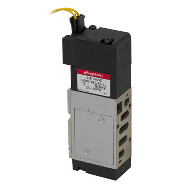 90-132 Volt AC 4-Way 2-Pos Humphrey Solenoid Air Valve HA240-4E1-PS-L-1L