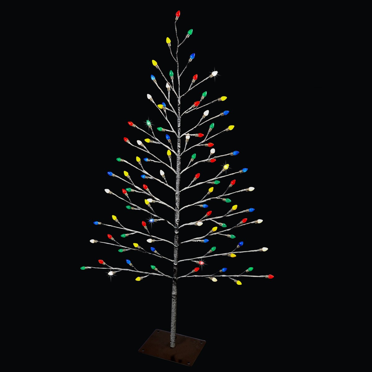 4' Flat Stick Twig Tree with LED Lights