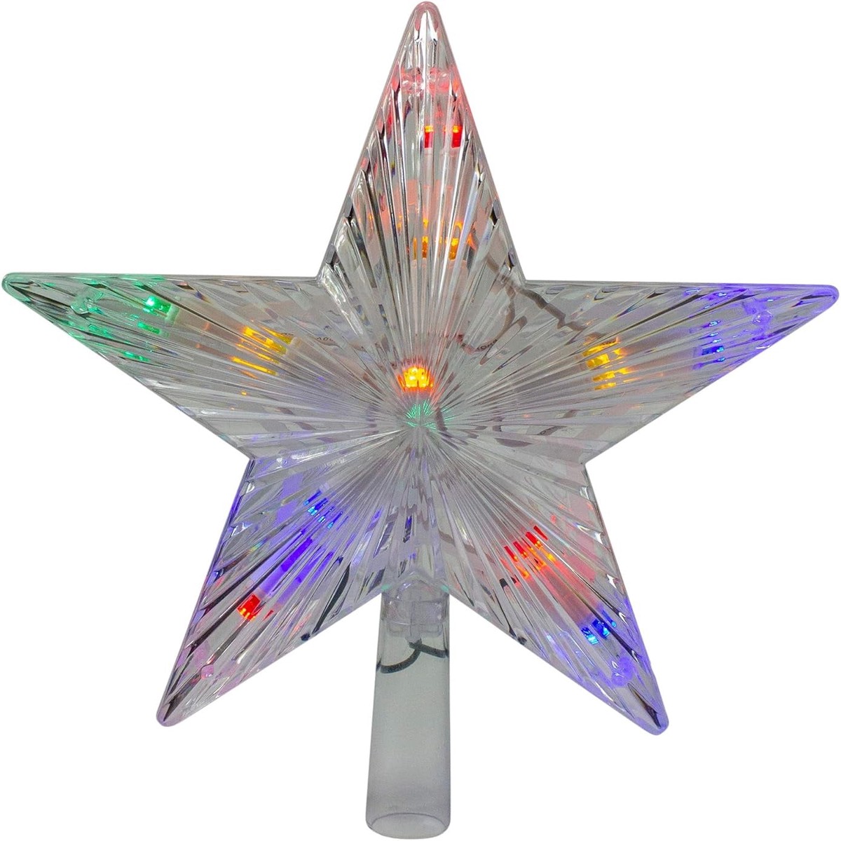 4-Function Dual Color LED Christmas Tree Topper