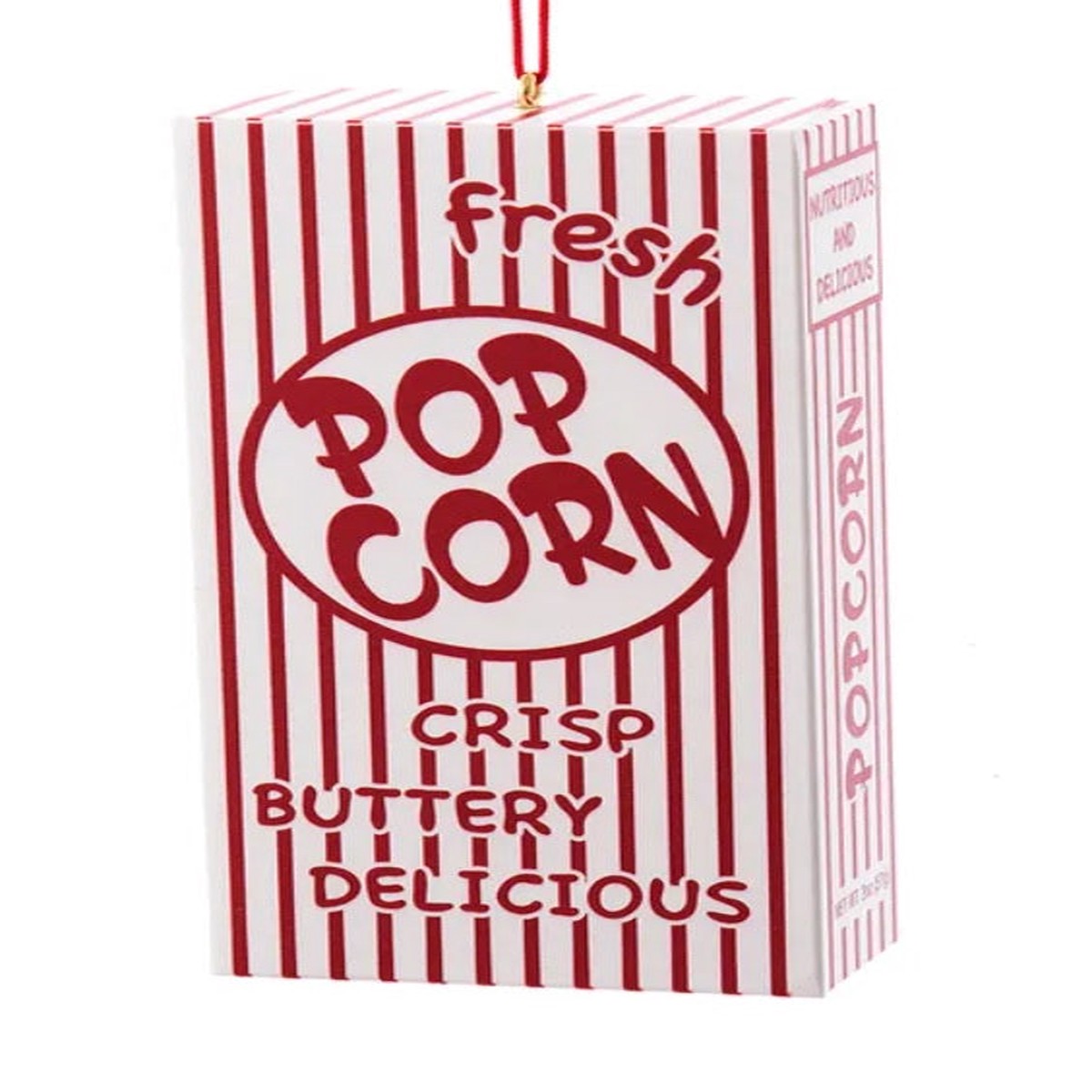 4" Popcorn Box Ornament