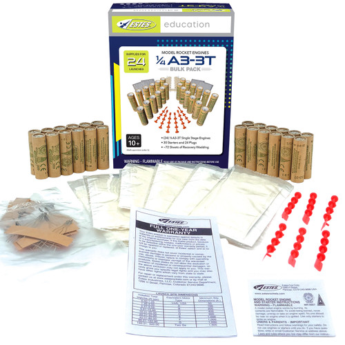 Estes Engine Bulk Pack, 1/4A3-3T