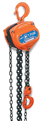 JET 101402 - 1/2 Ton 10-Feet Lift Chain Hoist-Super Heavy Duty (Overload Protection)