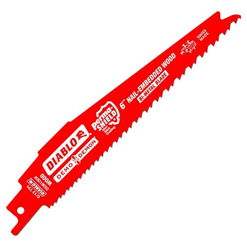 Diablo Demo Demon Bi-Metal Reciprocating Blades, 9", 6-12 TPI