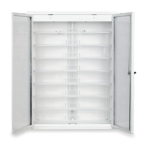 Sellstrom S90494 Model 2000 Education/Medical Industry Germicidal Cabinet, Safety Glasses and Goggle Sanitizer - 99.4% Kill Rate, White