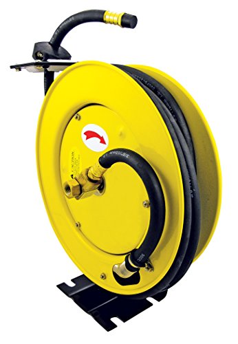 ITC Professional 3/8" X 25-Feet Retractable Air Hose Reel-Metal, 28271