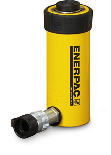 Enerpac RC-59 Single-Acting Alloy Steel Hydraulic Cylinder with 5 Ton Capacity, Single Port, 9.13" Stroke