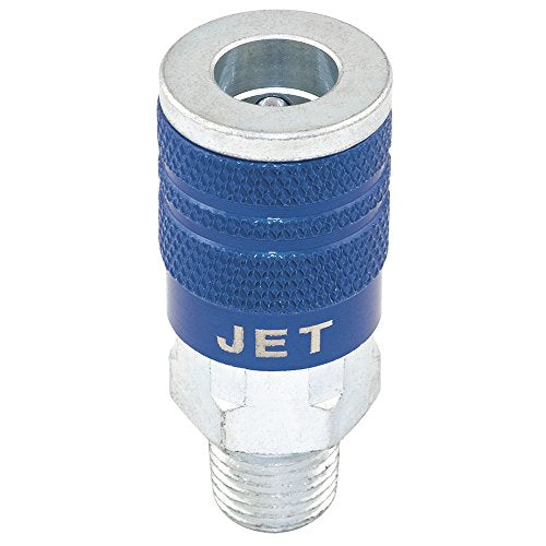 Jet 422452 -"P" Type Automotive Coupler-3/8" Body X 1/4" Npt Male Thread (10 Pack-Bulk)