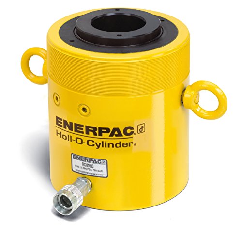 Enerpac RCH-603 Single-Acting Hollow-Plunger Hydraulic Cylinder with 60 Ton Capacity, Single Port, 3.00" Stroke Length