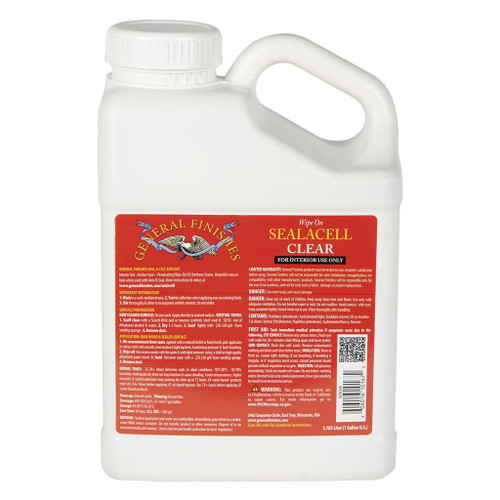 General Finishes Oil-Based Wood Stain, Seal-A-Cell Clear, Gal.