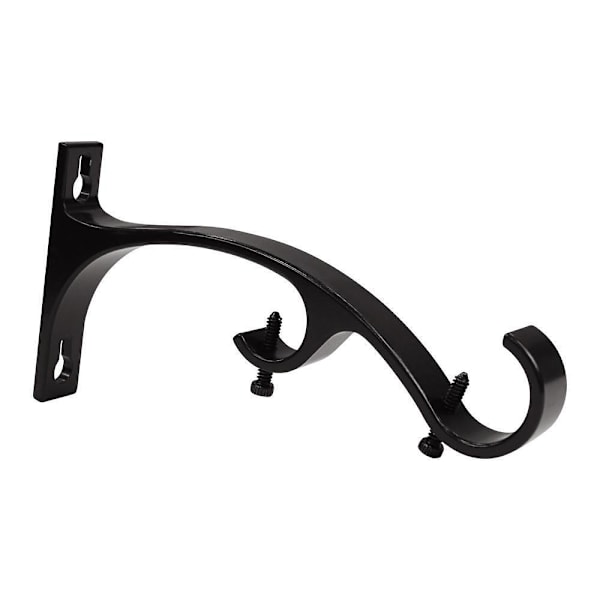 Lumi Home Furnishings 1" Double Curtain Rod Bracket, Oil Rubbed Bronze Pack Of 4
