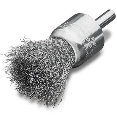 5/8" x 0.012 x 1/4" End Brush Crimped (Stainless ) | Lessmann 452361