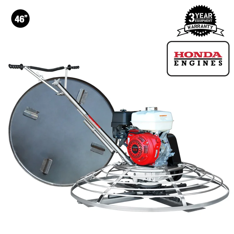 46″ Concrete Power Trowel 13HP Honda with Float Pan Cement Finishing Tool