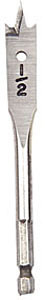 Irwin Spade Bit, 4-3/4" x 1/2"