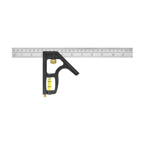 Johnson Level Contractor Metal Combination Square, 12"