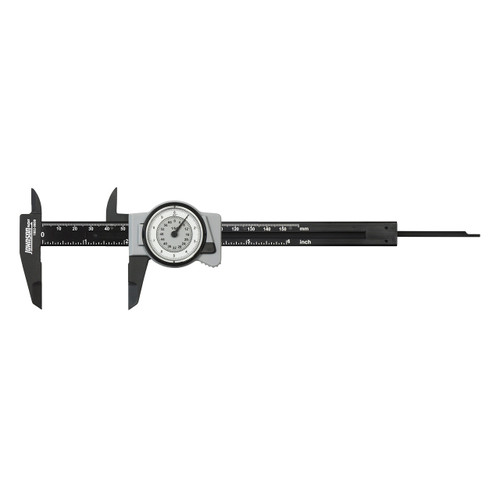 Johnson Level Dial Caliper, 0-6"