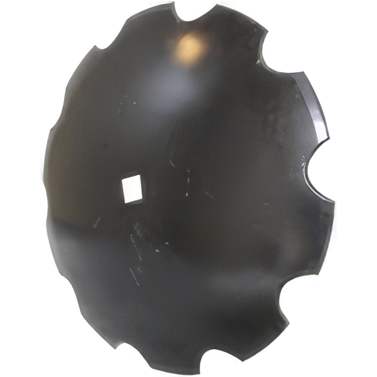Disc Blade - 24" x 1/4", Notched, 1-1/2" Square x 1-3/4" Round Axle