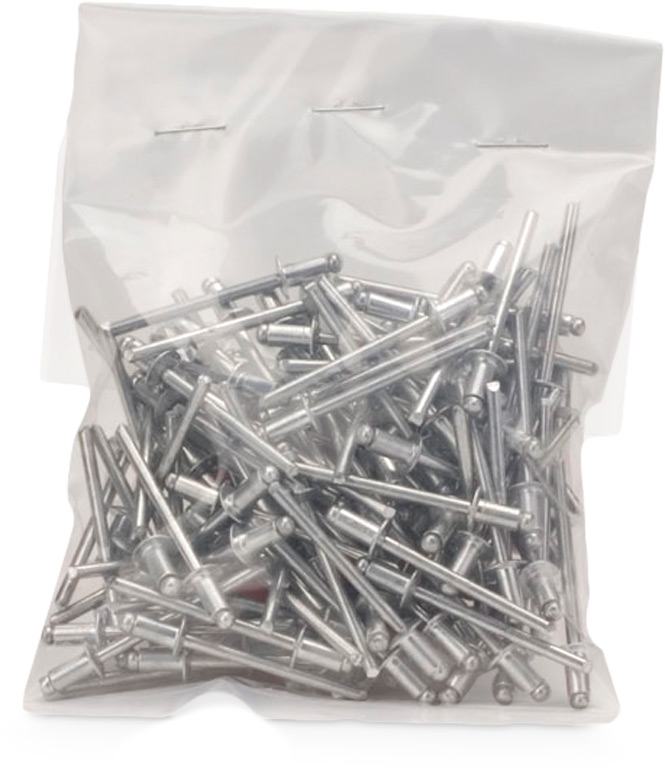 5/32" Aluminum Pop Rivets - 100 Pack