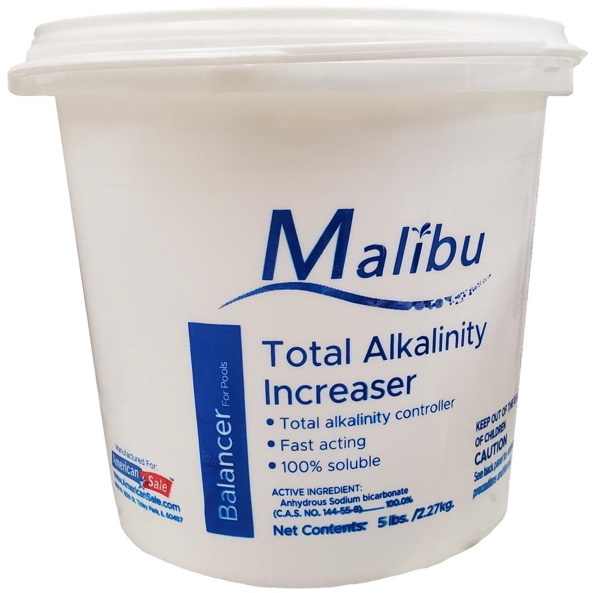 5 lbs. Malibu Total Alkalinity Increaser Balancer for Pools