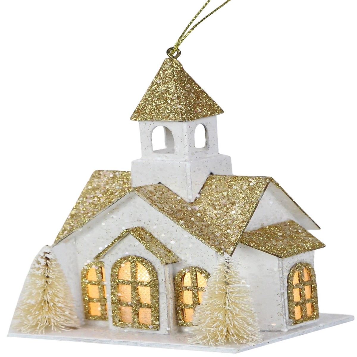 5" LED Church Ornament