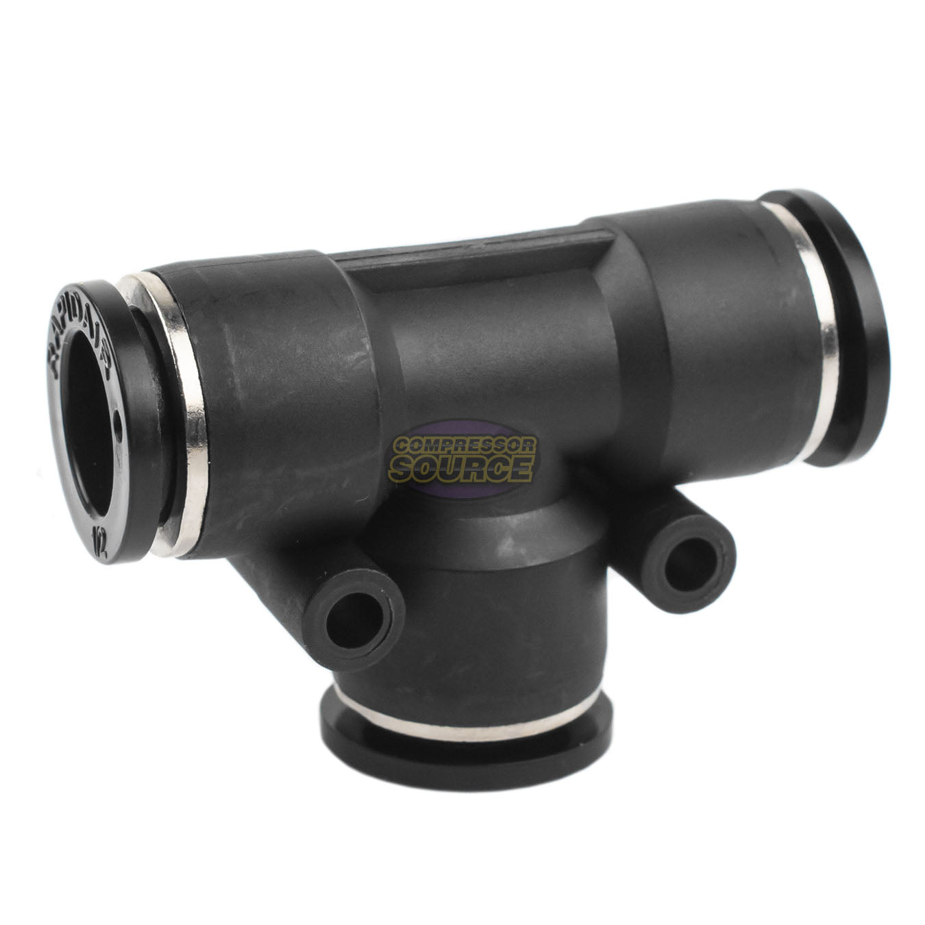 RapidAir Tee Push Lock Fitting 50200