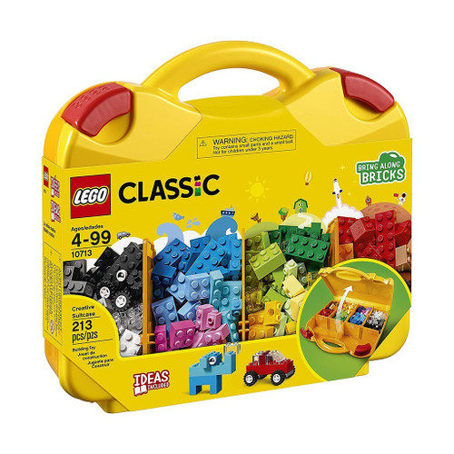LEGO 10713 Classic Creative Suitcase, 213-Pieces