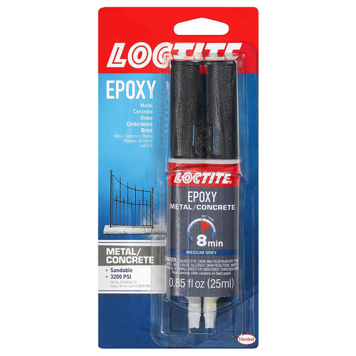 Loctite Epoxy Metal/Concrete, .85 oz.