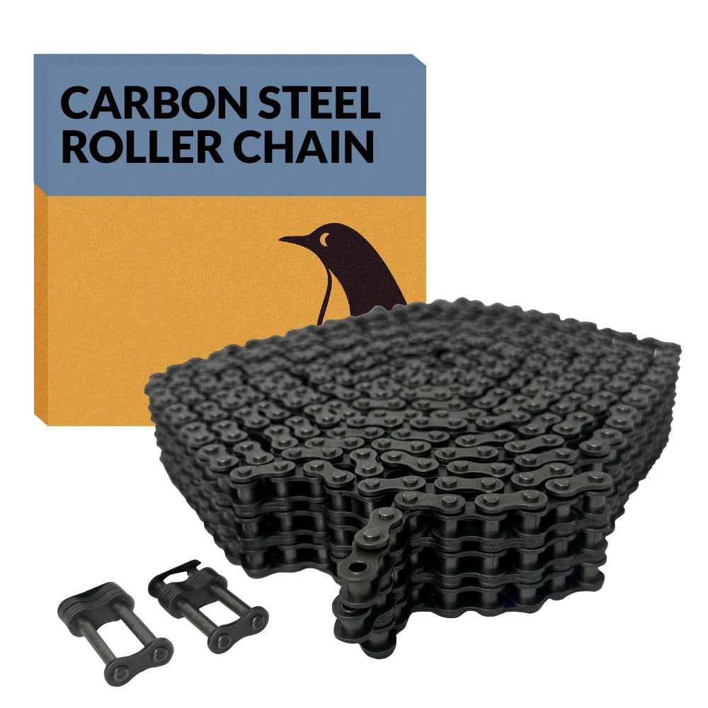 #50-3 Triplex Triple Strand Roller Chain x 10 feet + 2 Connecting Links