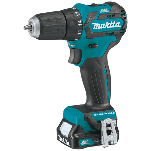 Makita CXT Lithium-Ion Brushless Cordless Driver Drill Kit, 12V