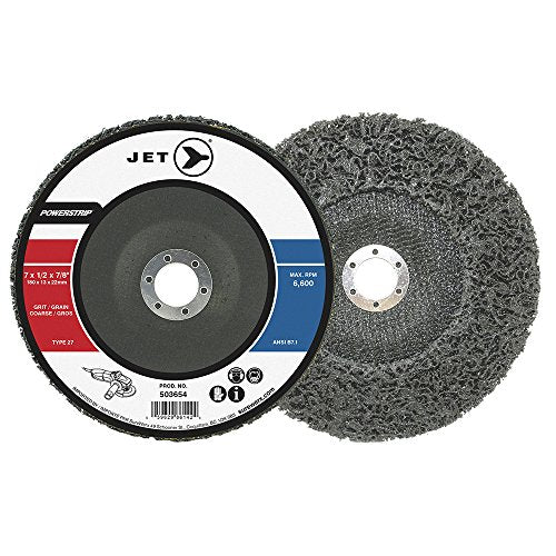 Jet 503654-7 X 1/2 X 7/8 Powerstrip Xcl T27 Surface Preparation Depressed Centre Wheel