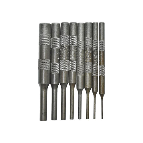 Mayhew 8-Piece Knurled Pin Punch Set