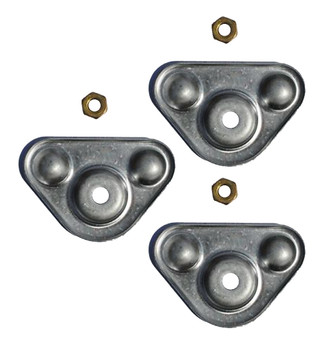 Poulan Craftsman Chainsaw (3 Pack) Replacement Brass Nut 10-24 - 530016359-3PK