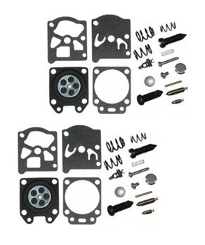 Poulan Craftsman Chainsaw 2 Pack Carburetor Repair Kit Kits - 530069826-2PK