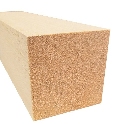 Bud Nosen Balsa Wood Block, 3" x 3" x 12", 1/pkg.