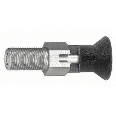 Kipp M8x1 Indexing Plunger with Pull Knob, Stainless Steel, Locking Pin Not Hardened - Style C (Qty. 1), K0338.13004
