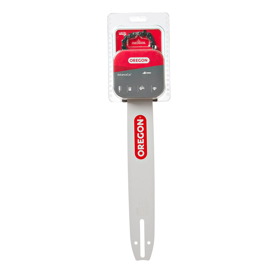Oregon - 540394 - 18" Bar and Chain Combo - 3/8" Pitch Low Profile, .050" Gauge, 62 Drive Links