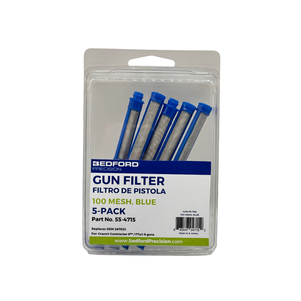 Graco 287033 Replacement Gun Filter: 100 Mesh, Blue (5-Pack)