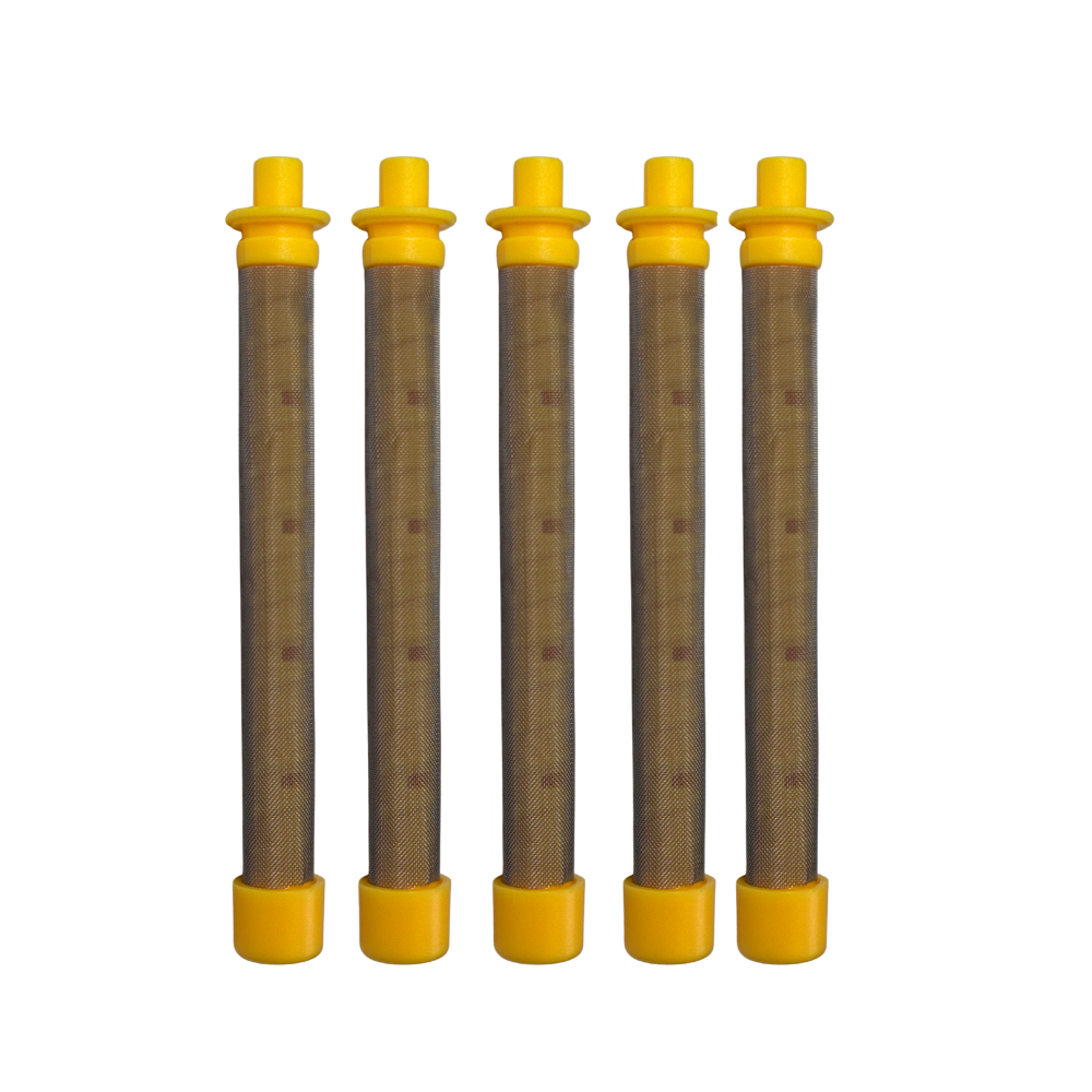 Bedford Gun Filter, 100 Mesh, Yellow (5-Pack)