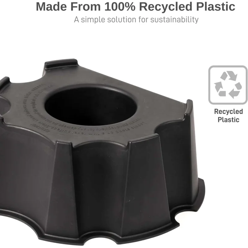55 Gallon Rain Barrel Stand Black