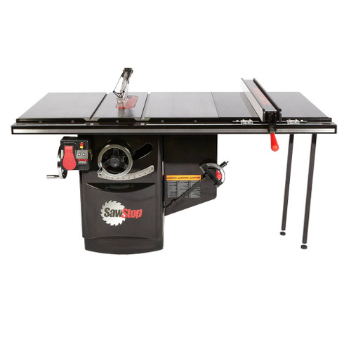 SawStop 10" Industrial Cabinet Saw, 36" Industrial T-Glide Fence, 7.5 HP, 3 PH, 230V