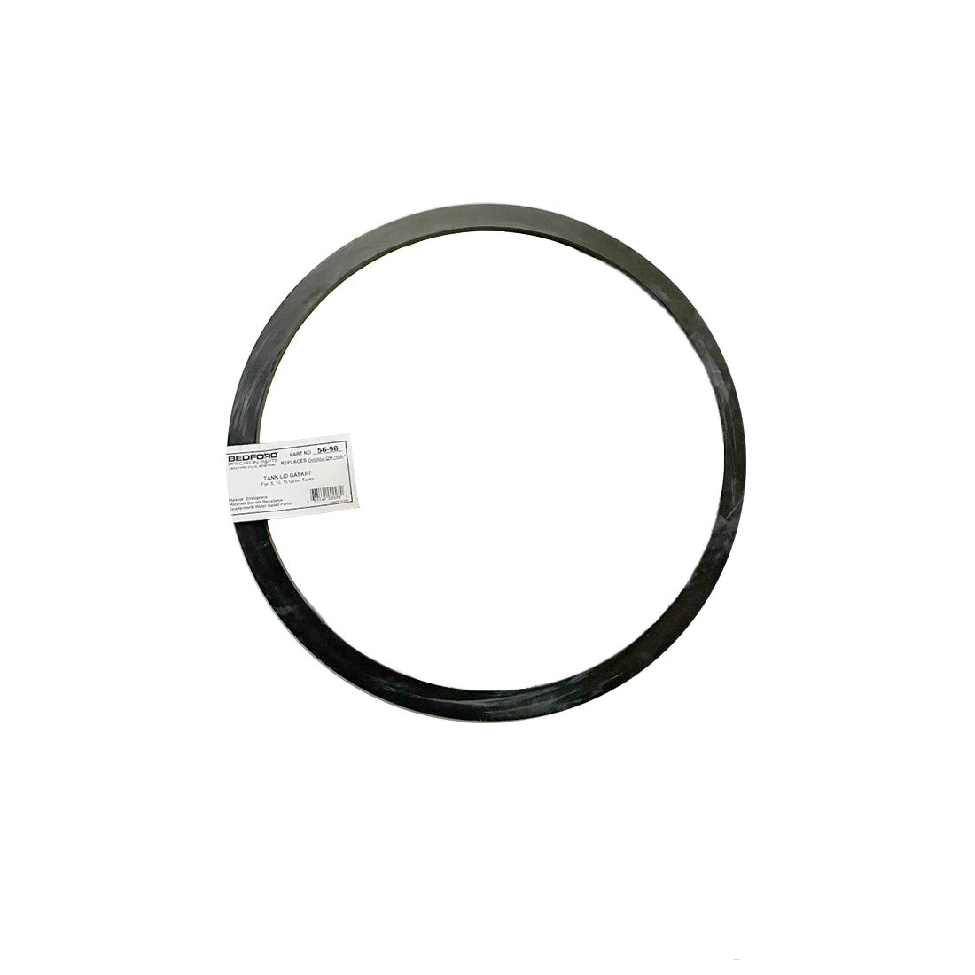DeVilbiss QM-1458-1 Replacement Tank Lid Gasket, 5&15 Gallon, Stratoprene