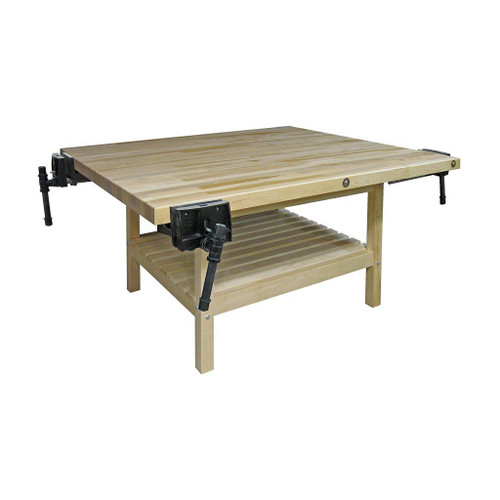 Hann WL4 Series Four Student Work Bench with Four 7" Vises