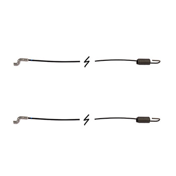 Rotary 2 Pack of Replacement Clutch Cables For Chainsaws - 5636-2PK