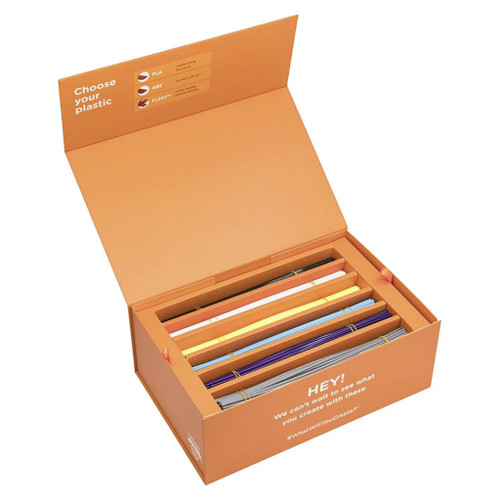 3Doodler Create+ Plastic Kit, 1,200-Pack, Assorted Colors