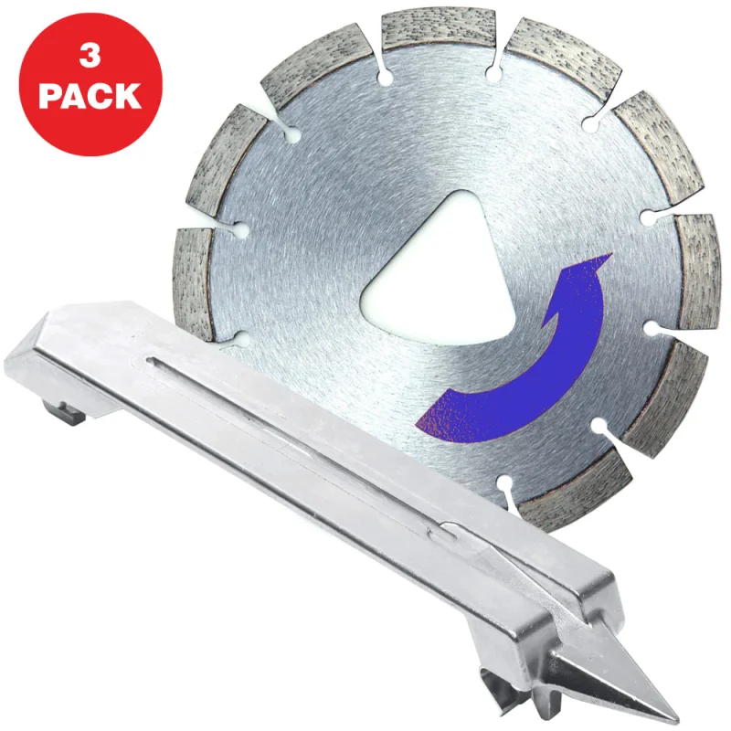 6″ XP Purple Series Diamond Premium Hard Concrete Saw Blade3 Pack