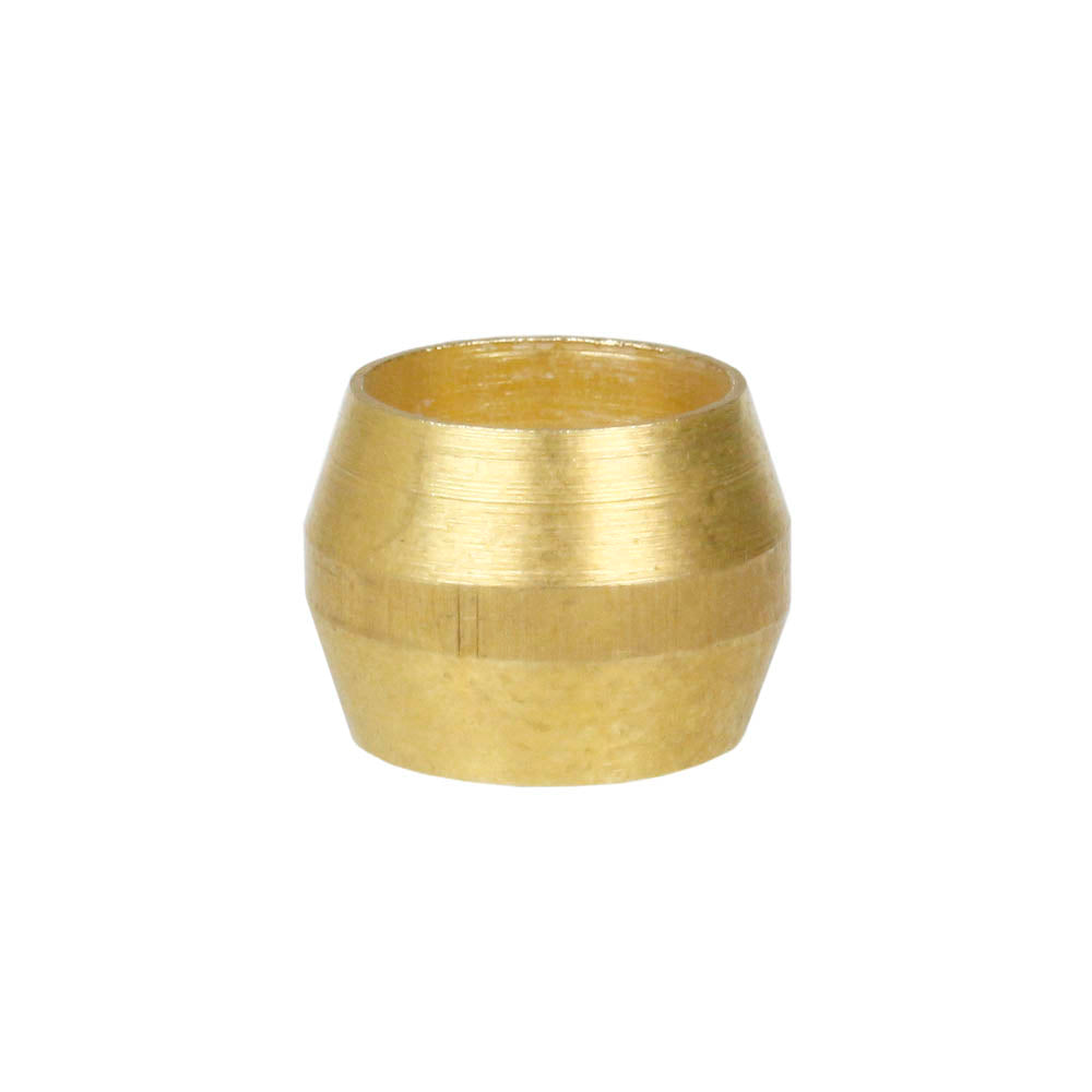 1/4" Compression Sleeve Solid Brass Ferrule 60C