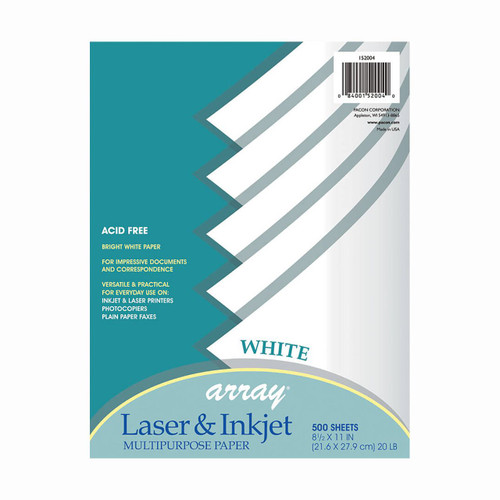 Pacon 20 lb. Laser/Inkjet Bond Paper 8-1/2" x 11", 500 Sheets