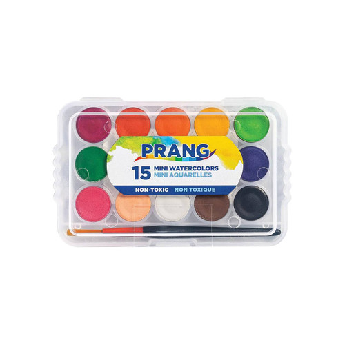 Prang Watercolor Paint Set, 15-Color