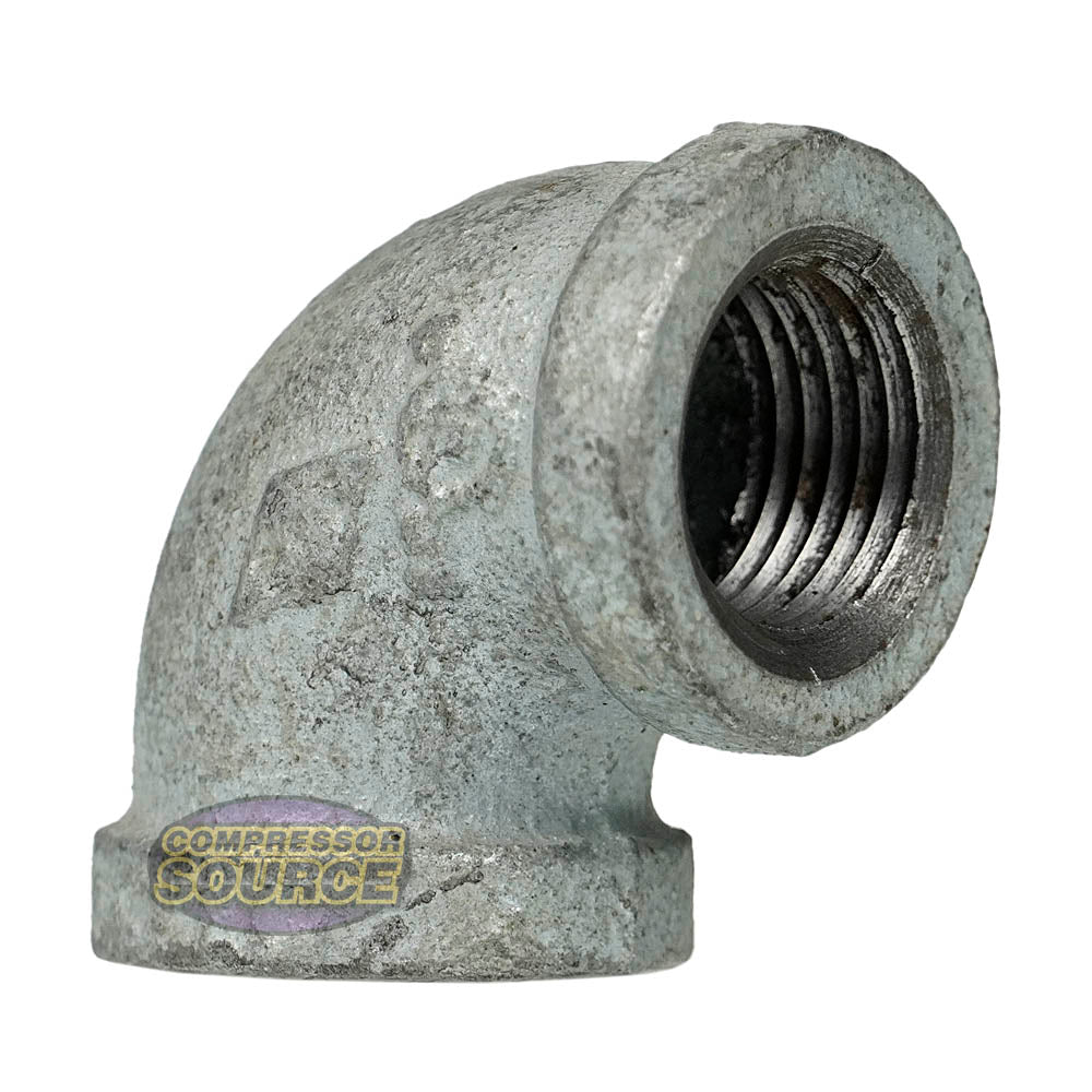 1/2" FNPT Galvanized 90 Degree Elbow Fitting 64103