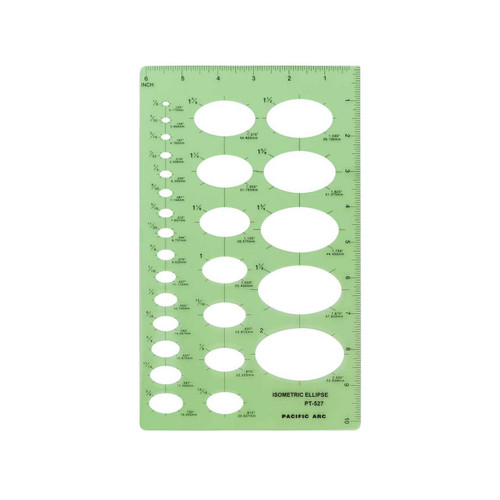 Pacific Arc Isometric Ellipses Template, 27