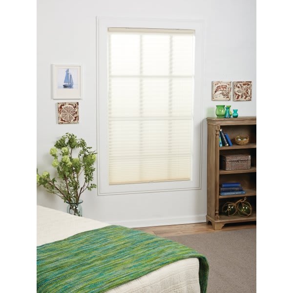 St. Charles 20 X 64" Ecru Light Filtering Cordless Pleated Shade